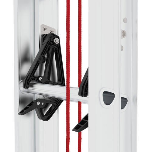 Jobsite Series Extension Ladder, 200 lbs. Cap., 20' H, Grade 3 Planification Entrepots Molloy