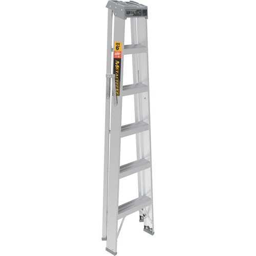 Step Ladder, 6', Aluminum, 225 lbs. Capacity, Type 2 Planification Entrepots Molloy