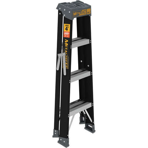 Step Ladder, 4', Fibreglass, 250 lbs. Capacity, Type 1 Planification Entrepots Molloy