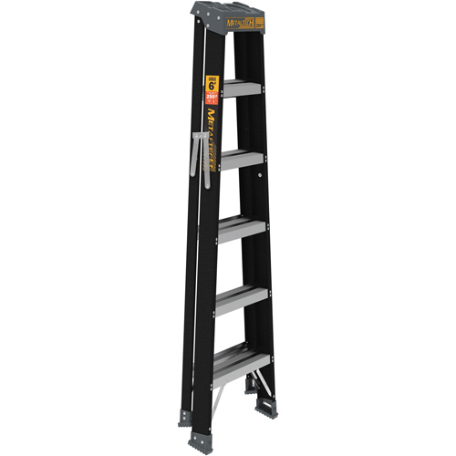 Step Ladder, 6', Fibreglass, 250 lbs. Capacity, Type 1 Planification Entrepots Molloy