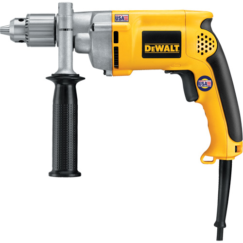 Perceuse, Mandrin 1/2", 8,5 A, 120 V, 0-850 Tr/min, Mandrin Avec cl&eacute; Planification Entrepots Molloy