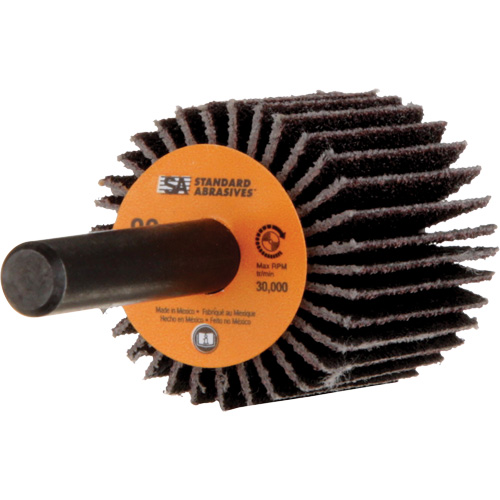 Standard Abrasives Flap Wheel, Aluminum Oxide, 80 Grit, 1" x 1" x 1/4" Planification Entrepots Molloy