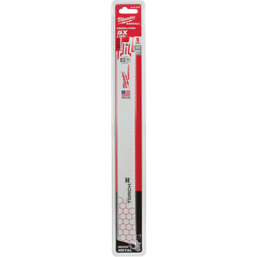 The Torch Sawzall&reg; Blade, Bi-Metal, 18 TPI, 12" L x 1" W Planification Entrepots Molloy