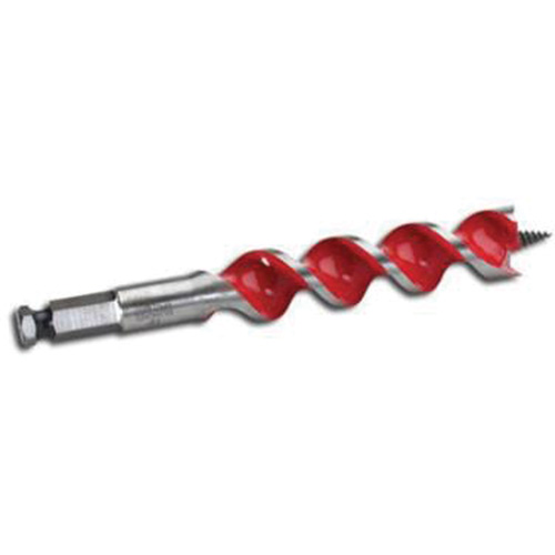 Longue m&egrave;che h&eacute;licoidale pour perceuse, Diam&egrave;tre de 7/8", Cannelure 4", Tige 7/16" hexagonal Planification Entrepots Molloy