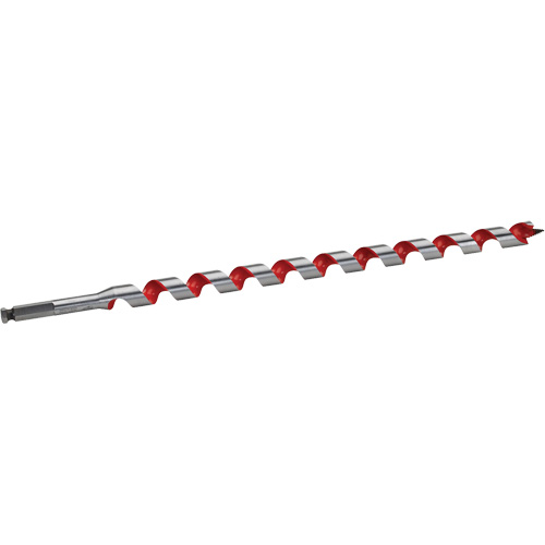 Ship Auger Drill Bit, 1-1/16" Diameter, 15" Flute, 7/16" Hex Shank Planification Entrepots Molloy