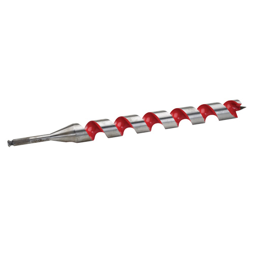 Longue m&egrave;che h&eacute;licoidale pour perceuse, Diam&egrave;tre de 1-1/2", Cannelure 15", Tige 7/16" hexagonal Planification Entrepots Molloy