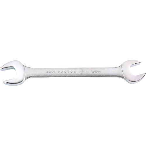 Open-End Wrench, 24 mm x 26 mm, Satin Planification Entrepots Molloy