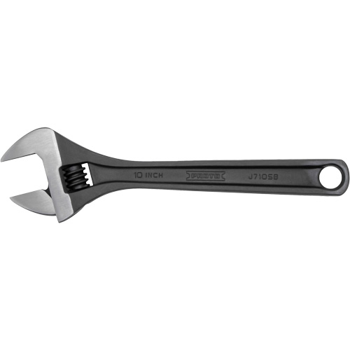 Adjustable Wrench, 10" L, Black Oxide Planification Entrepots Molloy