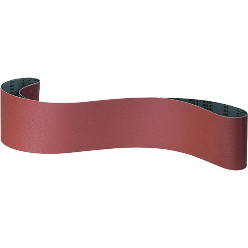 Cloth Belt, 4" W x 36" L, Aluminum Oxide, 80 Grit Planification Entrepots Molloy