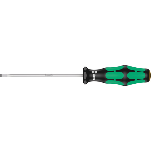 Tournevis pour vis &agrave; fente, Tige de 3,5 mm, Ronde, 7-1/8" lo, Prise en Plastique Planification Entrepots Molloy
