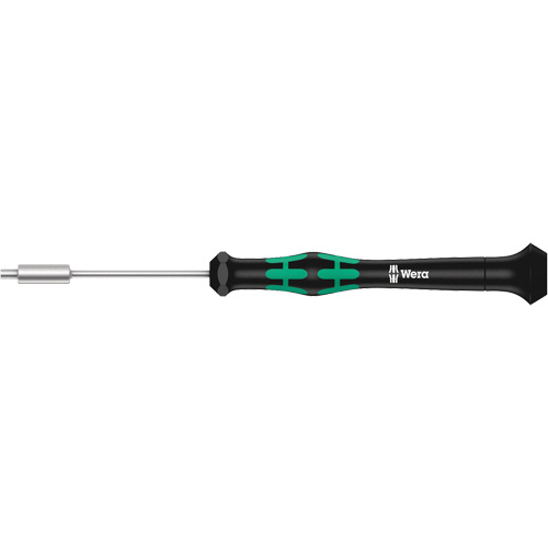 Micro-tournevis pour embouts, 2,0 mm prise, 6-3/16" lo, Non magn&eacute;tique Planification Entrepots Molloy