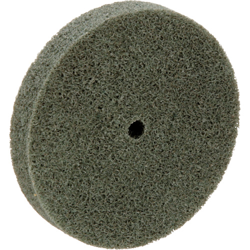 Meule homog&egrave;ne &agrave; faible densit&eacute; de s&eacute;rie 500 Standard Abrasives, 3" x 1/2", Arbre de 1/4", Grain de Moyen, Oxyde d'aluminium Planification Entrepots Molloy