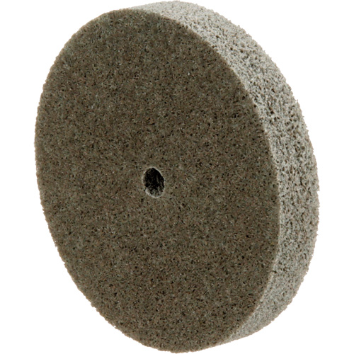 Disque unitaris&eacute; Standard Abrasives, 3" x 1/2", Arbre de 1/4", Grain de Moyen, Oxyde d'aluminium Planification Entrepots Molloy