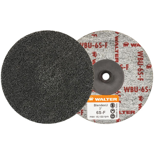 Twist Blendex U Discs, 3" Dia., Super Fine Grit, Silicon Carbide Planification Entrepots Molloy