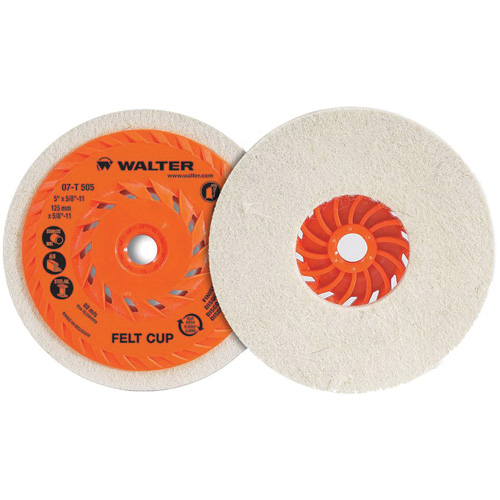 Brosse de polissage, 5" dia. Planification Entrepots Molloy