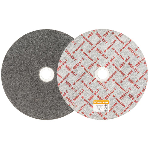 Disque de finition Blendex U, 6" dia., Grain 6SF, Carbure de silicium Planification Entrepots Molloy