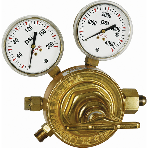 Heavy-Duty Single Stage Regulator, Oxygen, CGA540 Inlet Planification Entrepots Molloy