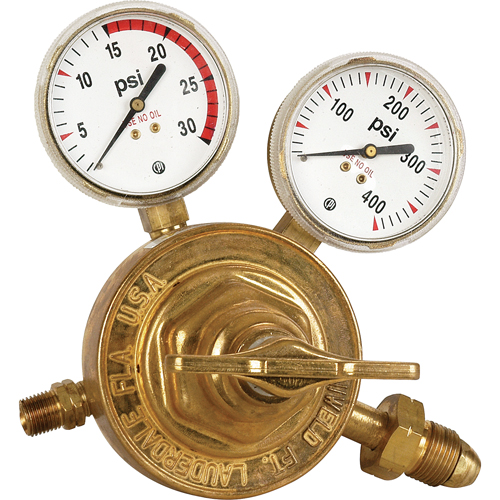 Heavy-Duty Single Stage Regulator, Acetylene, CGA510 Inlet Planification Entrepots Molloy