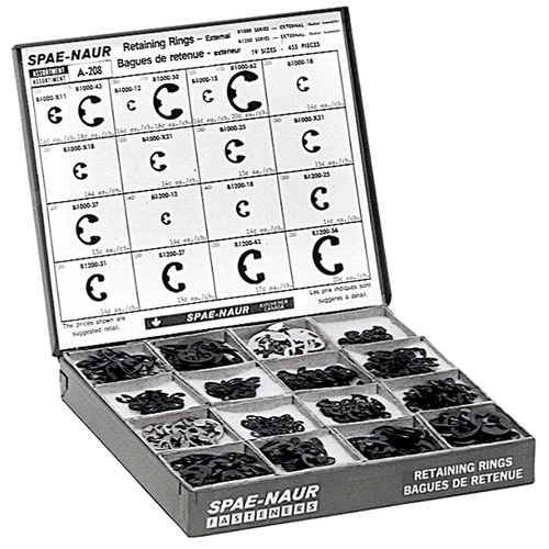 External Retaining Ring Assortments Planification Entrepots Molloy