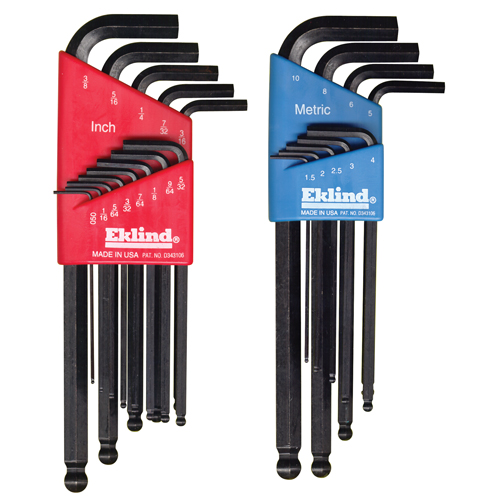 Balldrive Hex Key, Hex End, 5/16" x 6" L, L Shape Planification Entrepots Molloy