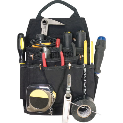 Professional Electrician's Pouches, Multiple Tool Holder, Polyester, 11 Pockets Planification Entrepots Molloy