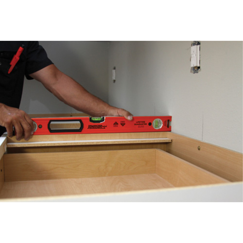 Heavy Duty Level, Box, 24" L, Aluminum, Non-Magnetic Planification Entrepots Molloy