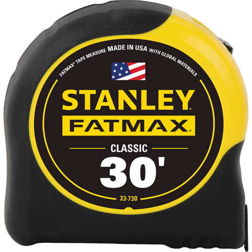 FatMax&reg; Classic Tape Measure, 1-1/4" x 30', Imperial Graduations Planification Entrepots Molloy