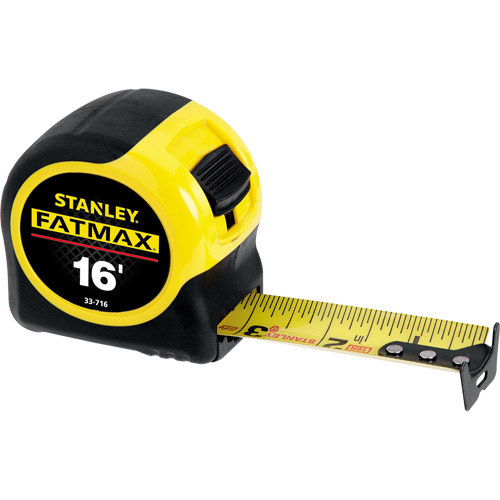 FatMax&reg; Measuring Tape, 1-1/4" x 16', 16ths of an Inch Graduations Planification Entrepots Molloy