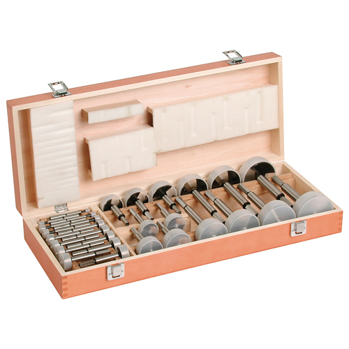 Woodpecker Forstner Bit Kits in a Wooden Box, 29 Pieces, High Carbon Steel Planification Entrepots Molloy