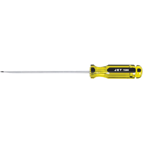 Tournevis &agrave; fentes avec manche g&eacute;ante SDS-6R, Tige de 3/16", Ronde, Prise en Plastique Planification Entrepots Molloy