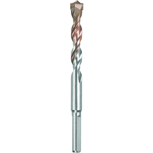 4-Flute Hammer Drill Bit, 1/2", 3-Flat Shank, Carbide Planification Entrepots Molloy