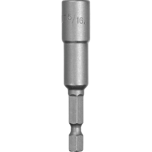 Nut Driver, 5/16" Tip, 1/4" Drive, 2-9/16" L, Magnetic Planification Entrepots Molloy