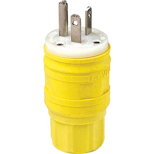 Wetguard Watertight Straight Blade Plug, Plastic, 20 A, 250 V Planification Entrepots Molloy