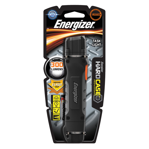 Hard Case&reg; Task Flashlight, LED, 300 Lumens, AA Batteries Planification Entrepots Molloy