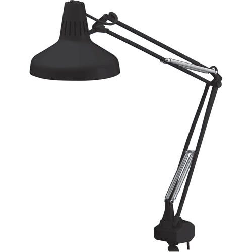 LAMPES DE TRAVAIL COMBIN&eacute;ES ROBUSTES, 22/60 W, Fluorescent/Incandescente, Col 45", Noir Planification Entrepots Molloy