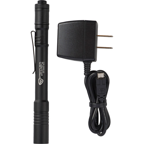Stylus Pro&reg; USB Pen Light, LED, 350 Lumens, Aluminum Body, Rechargeable Batteries, Included Planification Entrepots Molloy