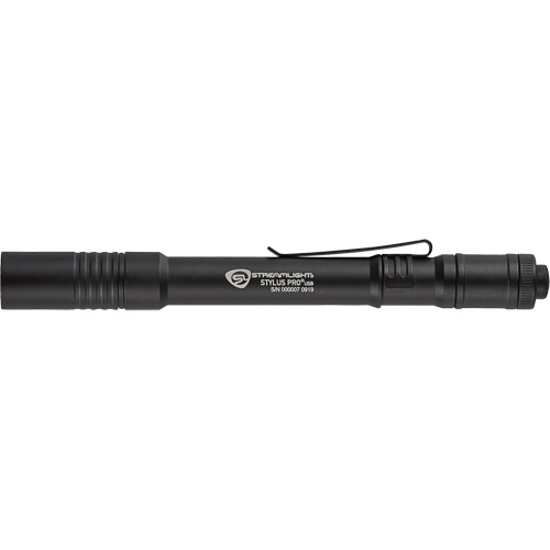 Stylus Pro&reg; USB Pen Light, LED, 350 Lumens, Aluminum Body, Rechargeable Batteries, Included Planification Entrepots Molloy