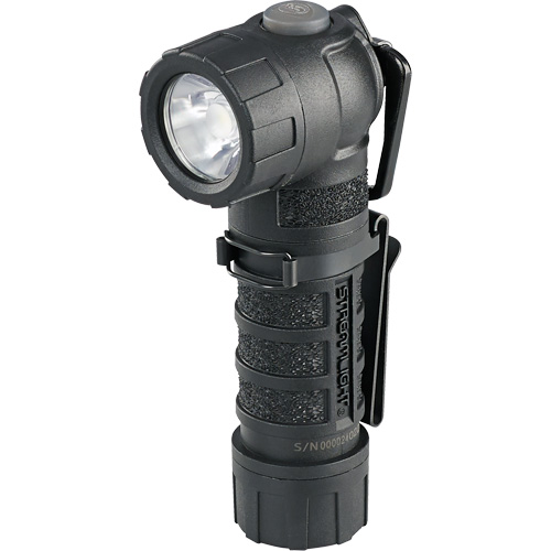 PolyTac&reg; 90 X Right Angle Flashlight, LED, CR123A Batteries, Polymer Planification Entrepots Molloy