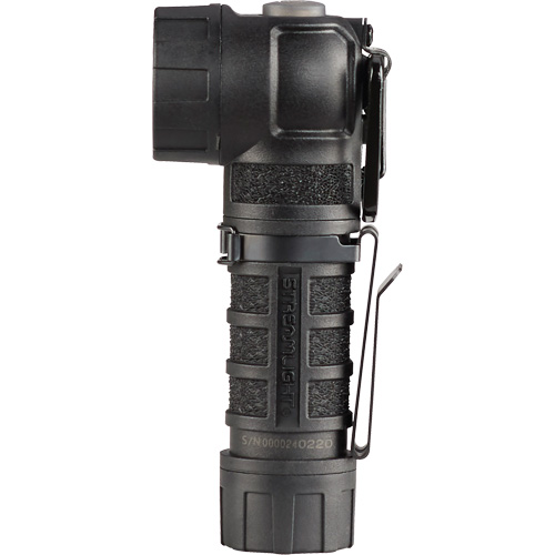 PolyTac&reg; 90 X Right Angle Flashlight, LED, CR123A Batteries, Polymer Planification Entrepots Molloy