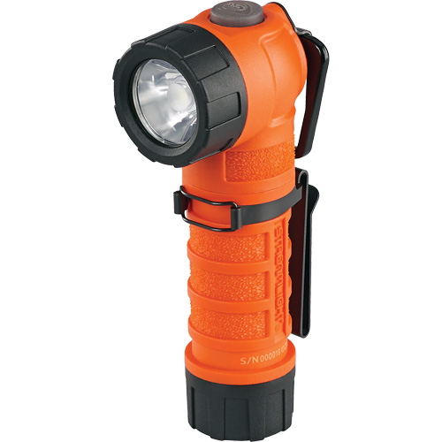 PolyTac&reg; 90 X Right Angle Flashlight, LED, CR123A Batteries, Polymer Planification Entrepots Molloy