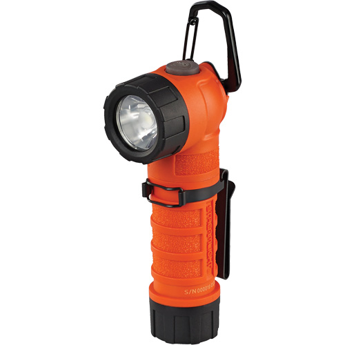 PolyTac&reg; 90 X Right Angle Flashlight, LED, CR123A Batteries, Polymer Planification Entrepots Molloy