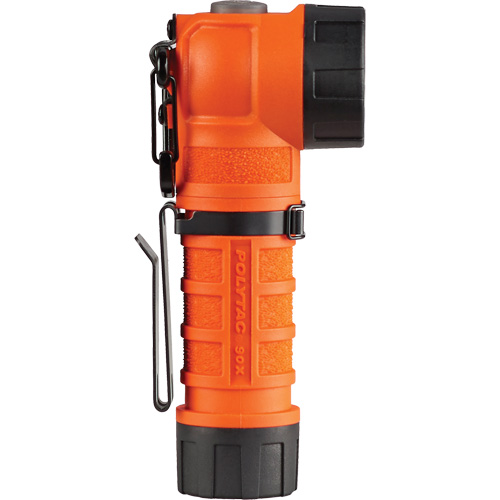 PolyTac&reg; 90 X Right Angle Flashlight, LED, CR123A Batteries, Polymer Planification Entrepots Molloy