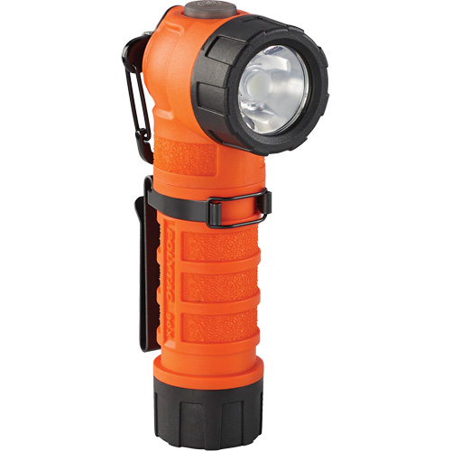 PolyTac&reg; 90 X Right Angle Flashlight, LED, CR123A Batteries, Polymer Planification Entrepots Molloy