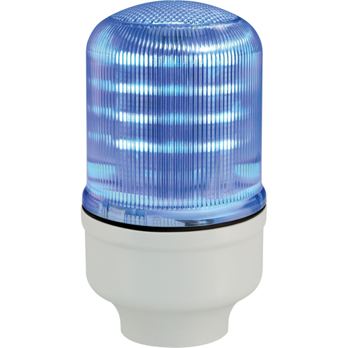 Streamline&reg; Modular Multifunctional LED Beacons, Continuous/Flashing/Rotating, Blue Planification Entrepots Molloy