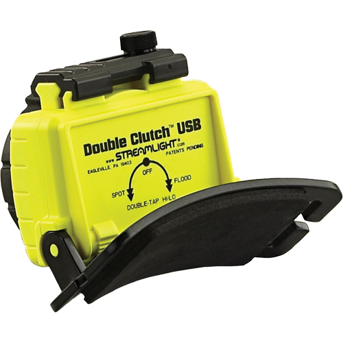 Double Clutch USB Headlamp, LED, 125 Lumens, 3.5 Hrs. Run Time, Rechargeable Batteries Planification Entrepots Molloy
