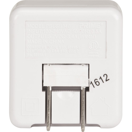 Prime&reg; High-Speed USB Charger Planification Entrepots Molloy