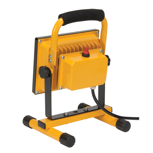 Projecteur portatif, DEL, 20 W, 2500 lumens, Boîtier en Aluminium Planification Entrepots Molloy