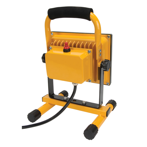 Projecteur portatif, DEL, 20 W, 2500 lumens, Boîtier en Aluminium Planification Entrepots Molloy