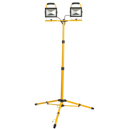 Projecteur double, DEL, 40 W, 4800 lumens, Boîtier en Aluminium Planification Entrepots Molloy