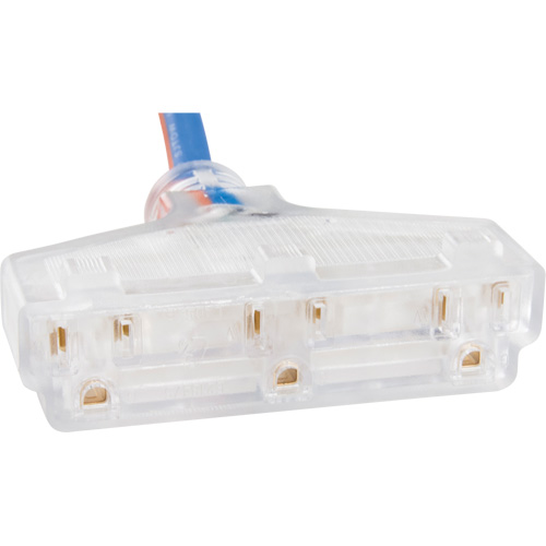 Cordon rallonge en caoutchouc TPE avec indicateur lumineux, Toutes saisons, SJEOW, AWG 12/3, 15 A, 3 prise(s), 25' Planification Entrepots Molloy